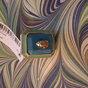 Kurt Geiger Rectangular Cocktail Ring NWT Sz 8